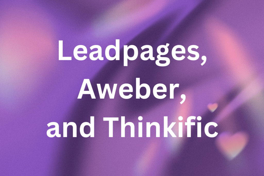 leadpages-aweber-and-thinkific